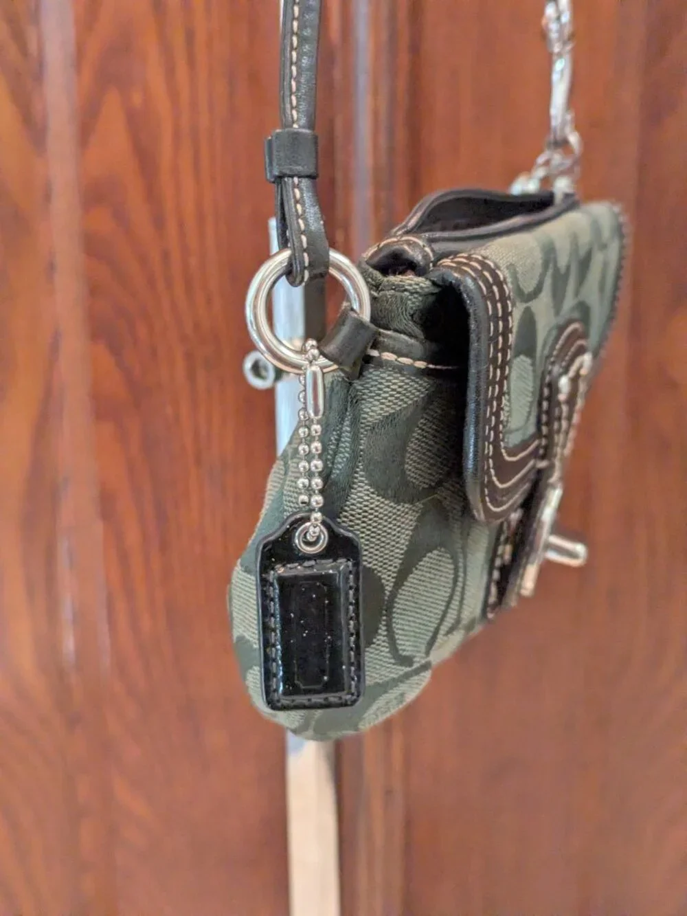 Coach dark green